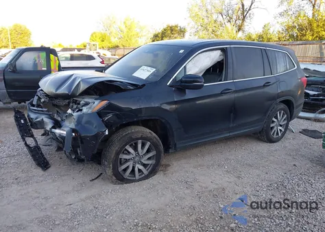 2022 Honda Pilot Awd Ex-L z USA, uszkodzony, nr VIN 5FNYF6H54NB037856
